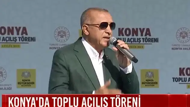 Cumhurbaşkanı Erdoğan Konya'da konuştu