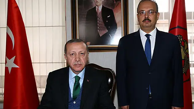 Cumhurbaşkanı Erdoğan, Konya Valisi Canpolat'ı ziyaret etti