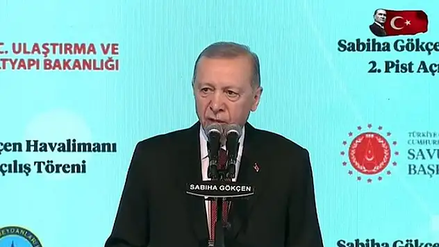 Cumhurbaşkanı Erdoğan: Sabiha Gökçen Havalimanı yıllık 85 milyon yolcu ağırlayacak
