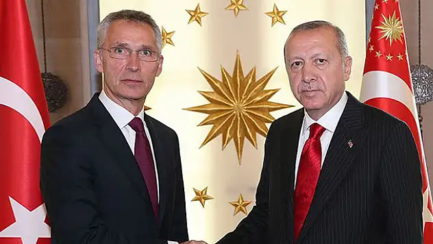 Cumhurbaşkanı Erdoğan, Stoltenberg ile Doğu Akdeniz'i görüştü