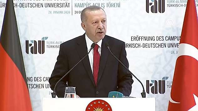Cumhurbaşkanı Erdoğan: Uluslararası toplumun Suriye'de düştüğü hataya Libya'da düşmemesini temenni ediyoruz