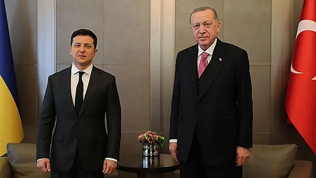 Cumhurbaşkanı Erdoğan ve Ukrayna Devlet Başkanı Zelenskiy bir araya geldi