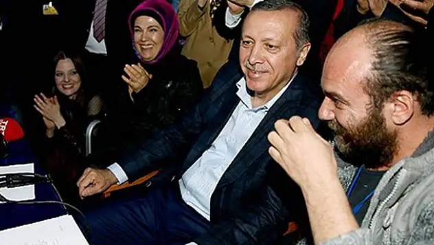Cumhurbaşkanı Erdoğan yönetmen koltuğuna oturdu