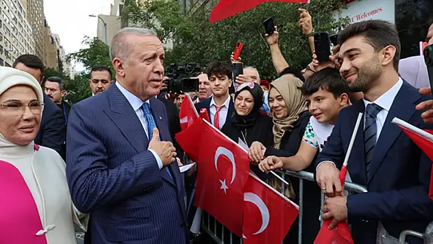 Cumhurbaşkanı Erdoğan'a, Amerika'da sevgi seli