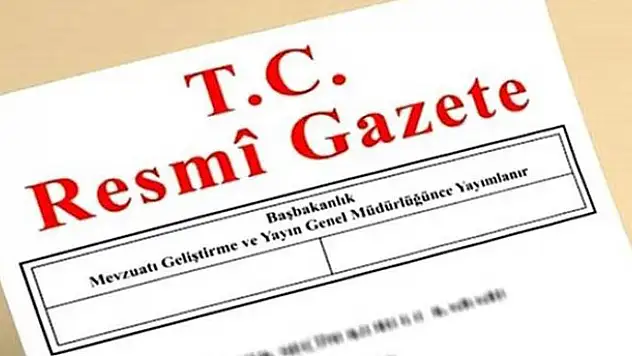 Cumhurbaşkanı kararı Resmi Gazete'de