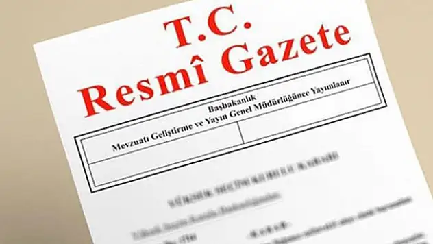Cumhurbaşkanı kararları Resmi Gazete'de