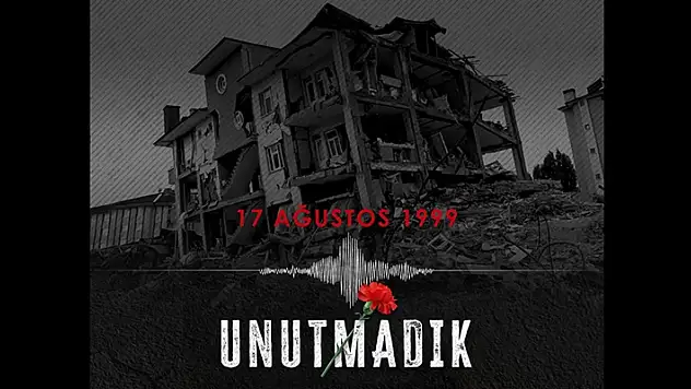 Cumhurbaşkanı Yardımcısı Yılmaz, Marmara Depremi'nde hayatını kaybedenleri andı
