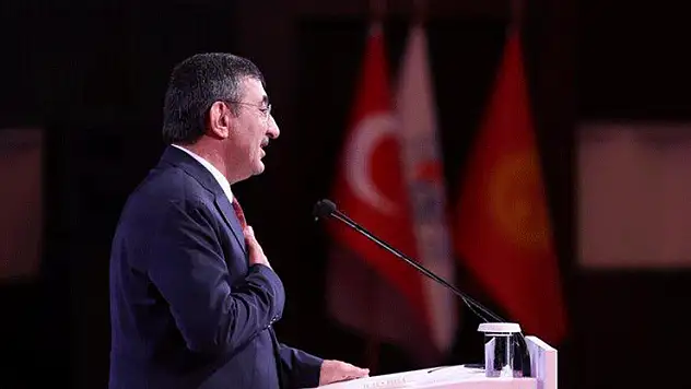 Cumhurbaşkanı Yardımcısı Yılmaz'dan Türk Kırgız dostluğumun simgesine övgü