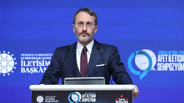 Cumhurbaşkanlığı İletişim Başkanı Altun, Afet İletişimi Sempozyumu'nda konuştu
