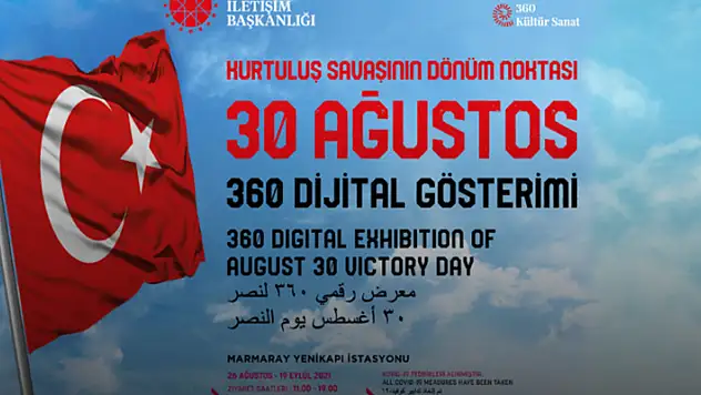 Cumhurbaşkanlığı İletişim Başkanlığı, 30 Ağustos Zafer Bayramı'nı dijital gösterimle kutluyor
