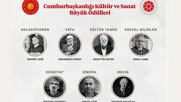 Cumhurbaşkanlığı Kültür ve Sanat Büyük Ödülleri'ne layık görülen isimler açıklandı