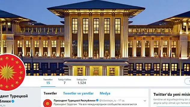 Cumhurbaşkanlığının yeni hesabı yayına rekorla başladı