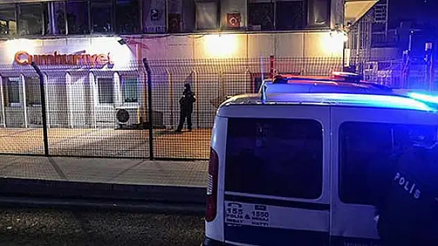 Cumhuriyet gazetesi binasına güvenlik önlemi