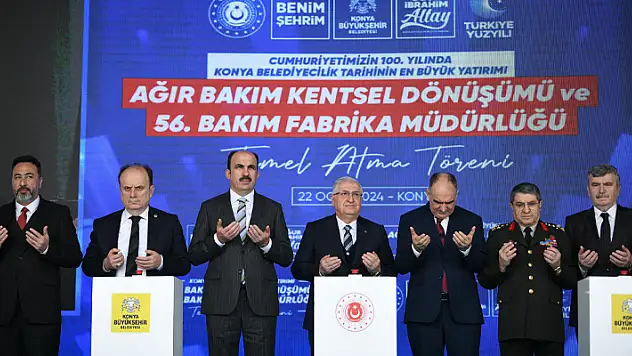 Cumhuriyet'in 100. yılında Konya Büyükşehirden dev yatırım