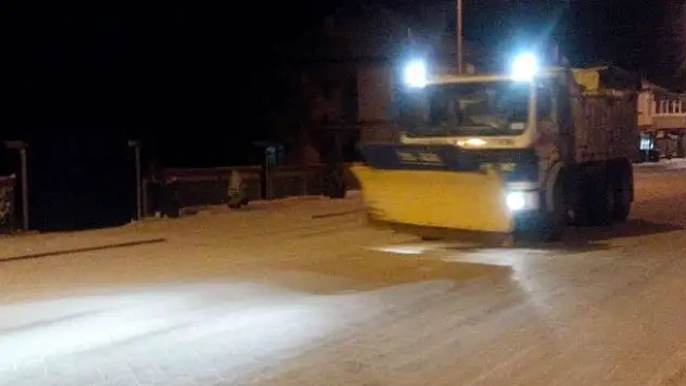 Çumra Belediyesi'nden Kış Mesaisi
