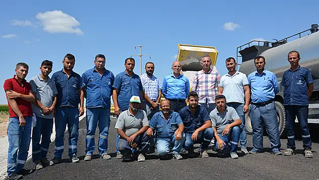 Çumra'da asfaltlama çalışmaları devam ediyor
