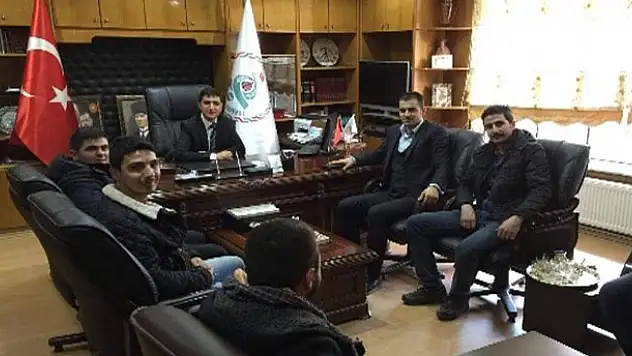 Çumra'da Genç Başkan Vekiline Ziyaret