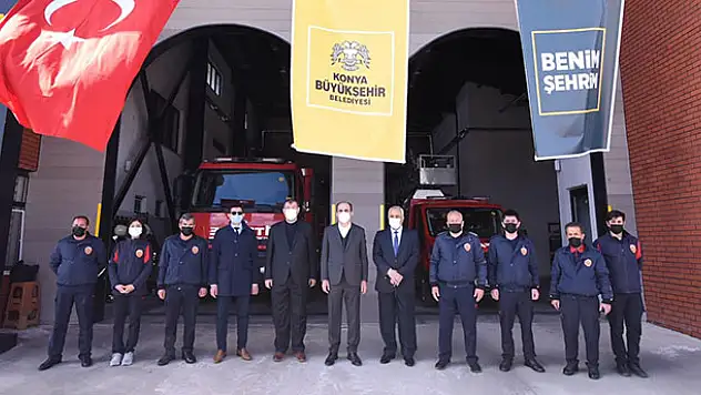 Çumra İtfaiye Merkezi açıldı