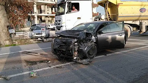 Çumra Ziraat Odası Başkanı kaza yaptı