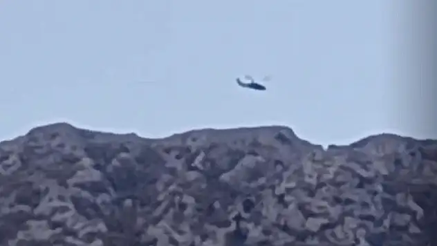 Dağda mahsur kalan 2 kişi Konya'dan giden askeri helikopterle kurtarıldı