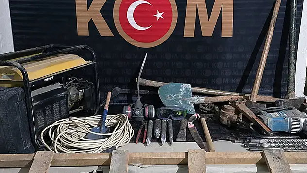 Dalaman'da tarihi eser operasyonunda 7 tutuklama