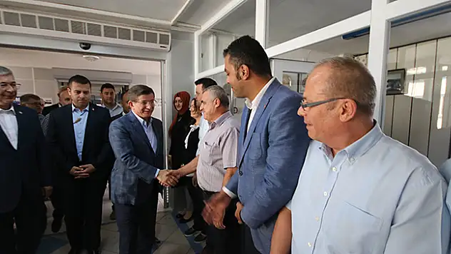 Davutoğlu'dan Beyşehir Belediyesi'ne ziyaret etti