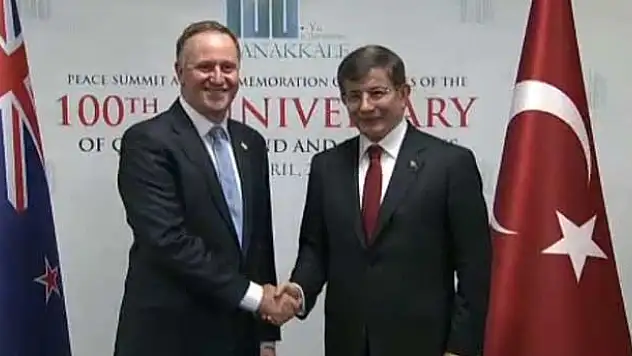 Davutoğlu-Key ortak basın toplantısı