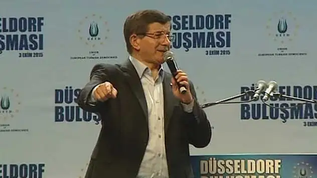 Davutoğlu'ndan HDP'ye sert sözler: Kandil'e doğru konuşunca kulaklarını çekiyorlar
