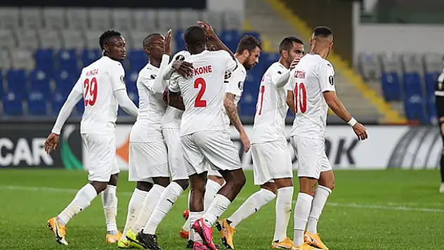 Demir Grup Sivasspor, Avrupa'da ikinci galibiyetini aldı