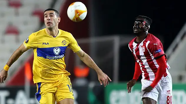 Demir Grup Sivasspor, UEFA Avrupa Ligi I Grubu ikinci maçında yenildi