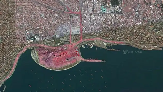 Demokrasi ve Şehitler Mitingi uzaydan böyle görüntülendi