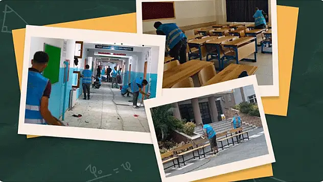 Denetimli serbestlik yükümlüleri 1534 okulun bakım ve onarımını yaptı