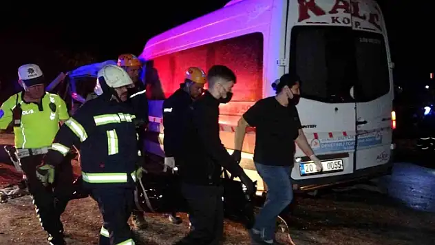 Denizli'de katliam gibi kaza!
