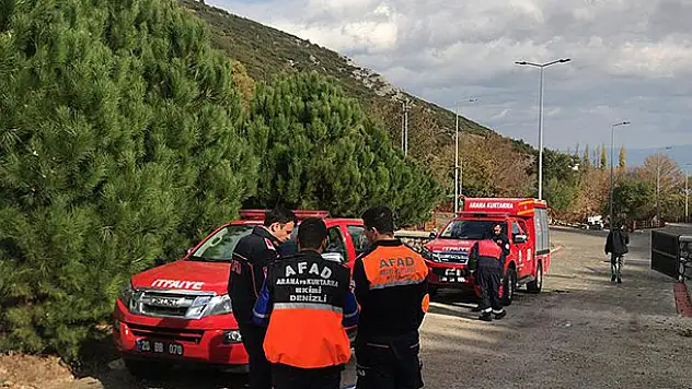Denizli'de uçak düştü
