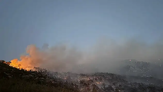 Denizli'deki yangına Konya'dan destek