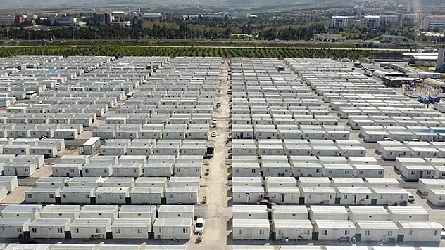 Deprem bölgesinde kurulan konteyner sayısı 75 bini aştı
