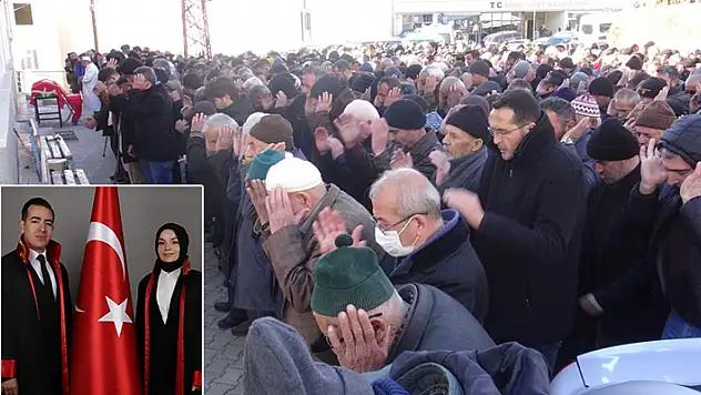 Depremde hayatını kaybeden Karamanlı genç hakim toprağa verildi

