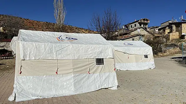 Depremden etkilenen Konya Akpınar'da önlemler alındı
