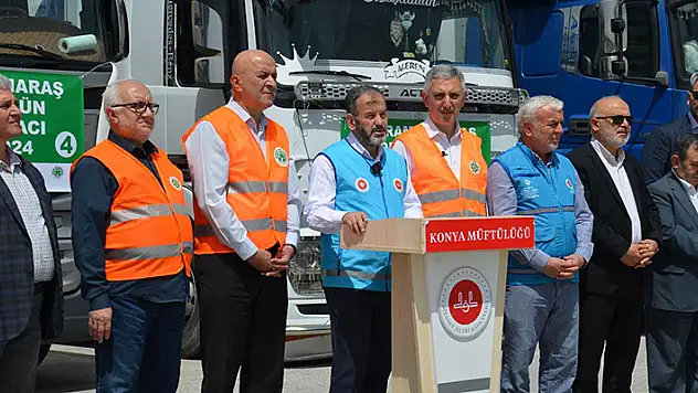 Depremzede ihtiyaç sahibi 100 nişanlı çift için yardım tırları yola çıktı
