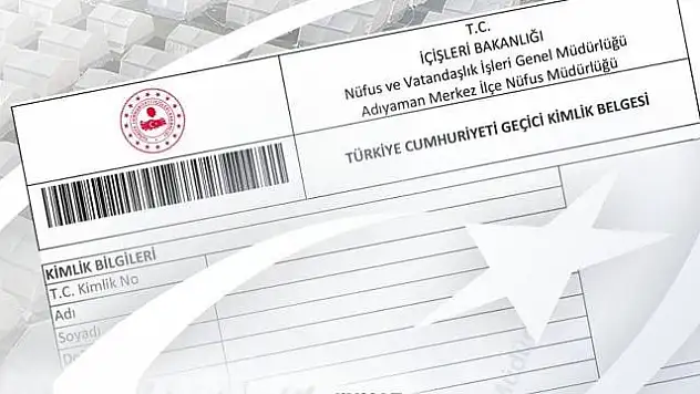 Depremzedeler geçici kimlik belgelerini e-Devlet'ten oluşturabilecek