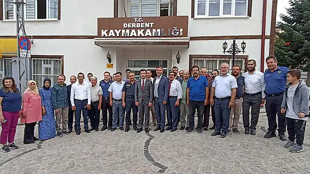 Derbent Kaymakamı Nurullah Kaya'ya fahri hemşehrilik beratı verildi
