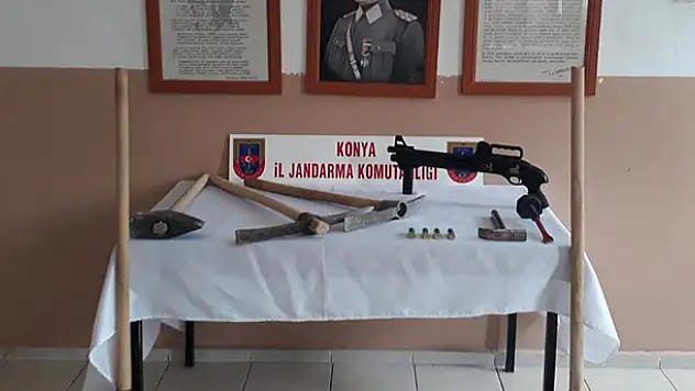 Derbent'te izinsiz kazı yapanlar suçüstü yakalandı