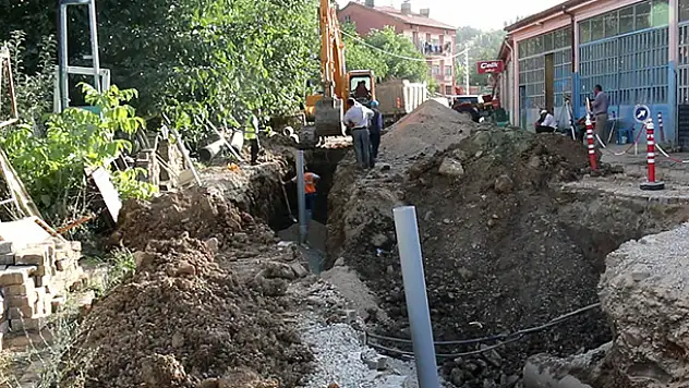 Derbent'te Kanalizasyon Hizmet Ağı Genişledi