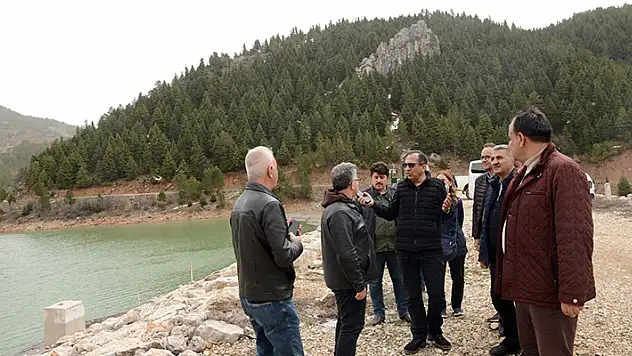 Derebucak'ta düdenlere akan sular Konya Kapalı Havzası'na aktarılacak
