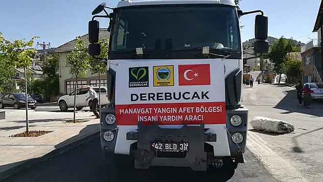 Derebucak'ta Manavgat'taki yangın mağdurları için yardım kampanyası
