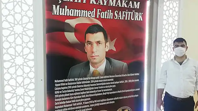 Derebucak'ta toplantı salonuna şehit kaymakamın ismi verildi