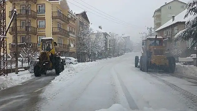 Derebucak ve Beyşehir'de kar yağışı