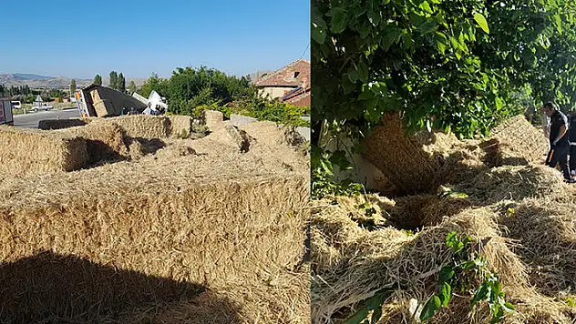 Devrilen tır'dan fırlayan balyanın altında kalıp, öldü
