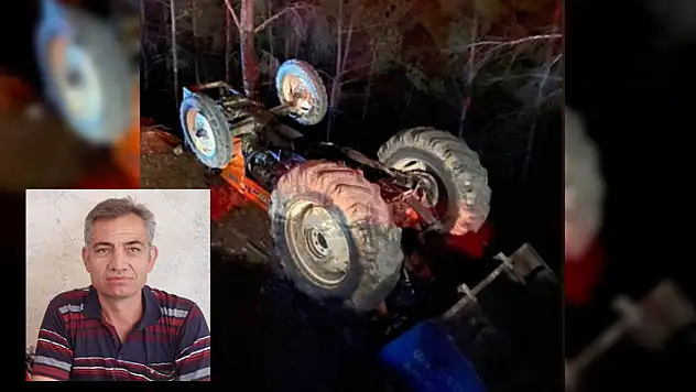 Devrilen traktörün altında kalan orman işçisi öldü! 