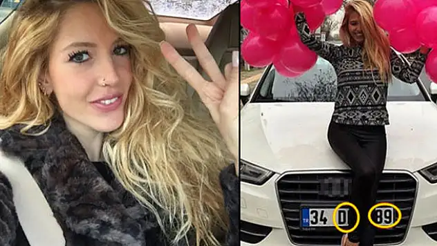 Dilara Öztunç'a doğum gününde otomobil hediye edildi